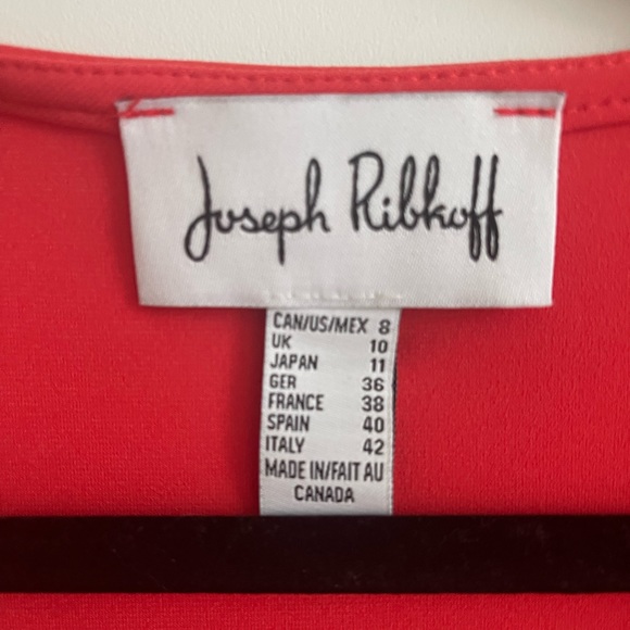 Joseph Ribkoff Coral Top - Picture 5 of 5